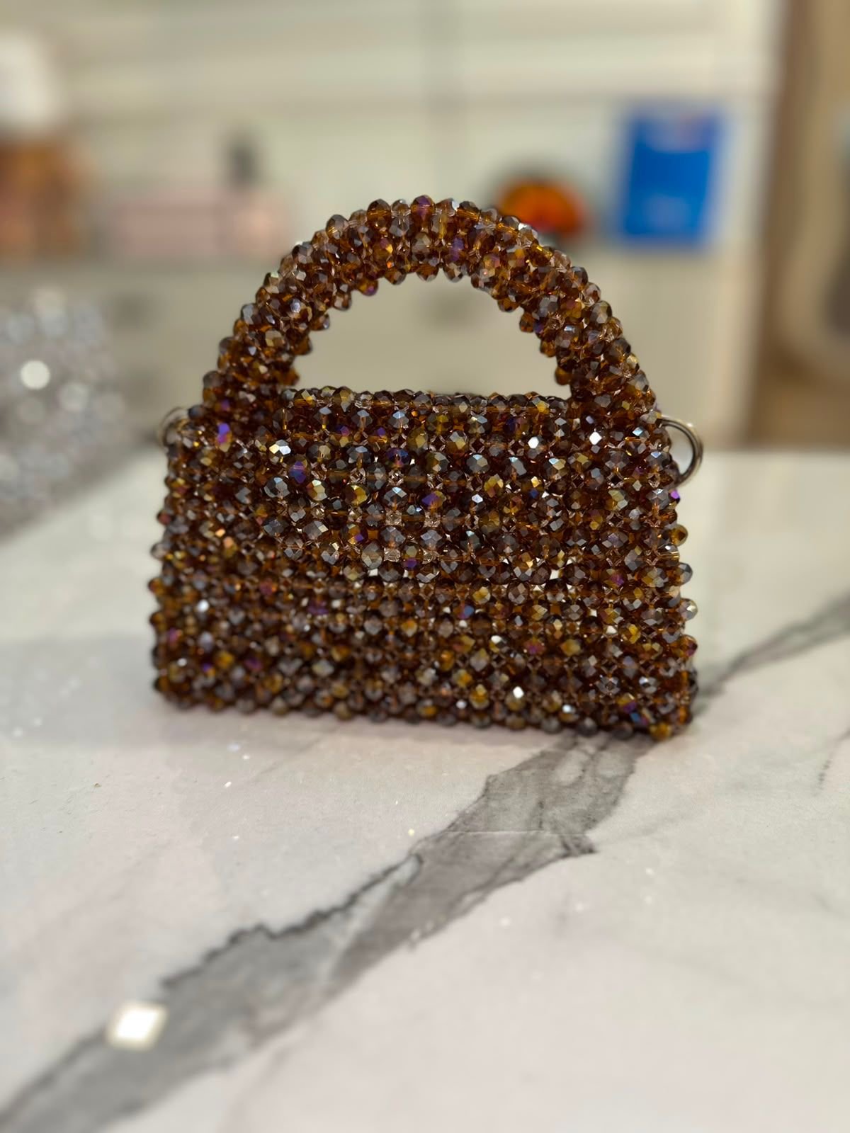 XURI handcrafted crystal bag